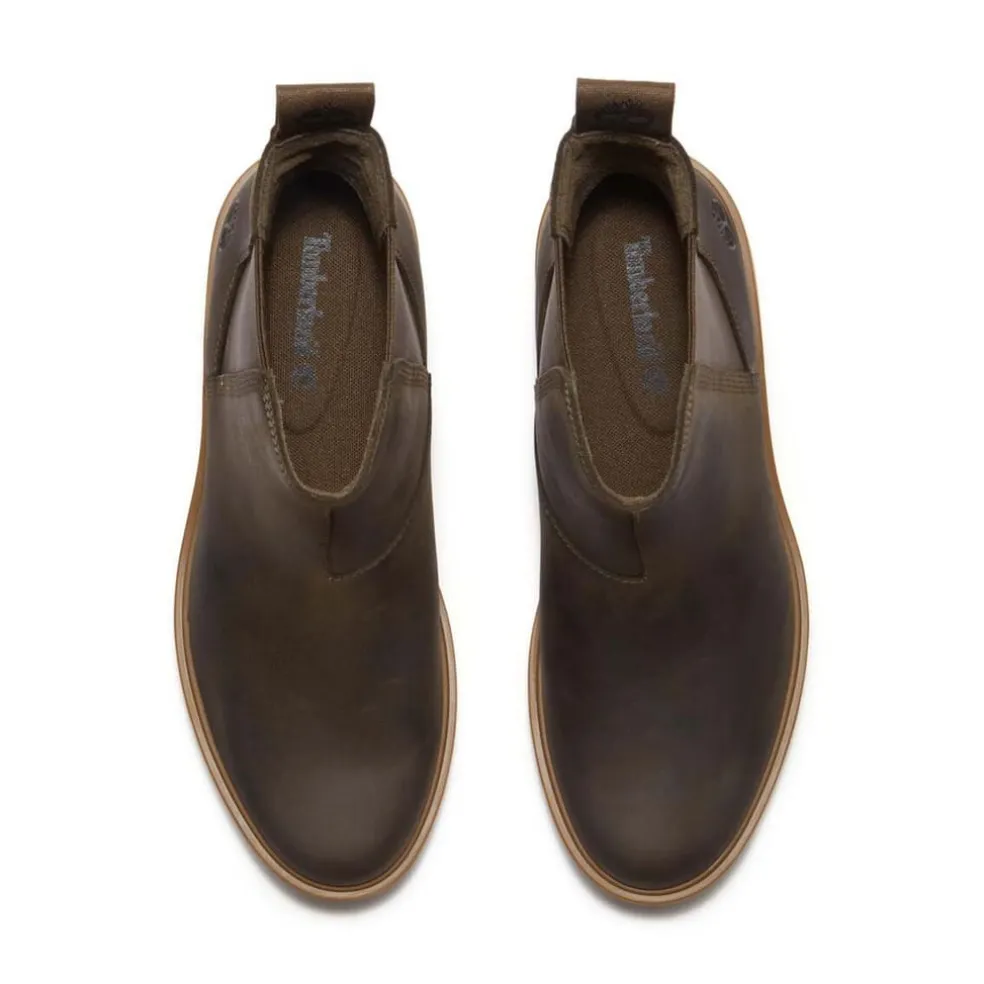 Timberland Carnaby Mid Chelsea Boots in olive