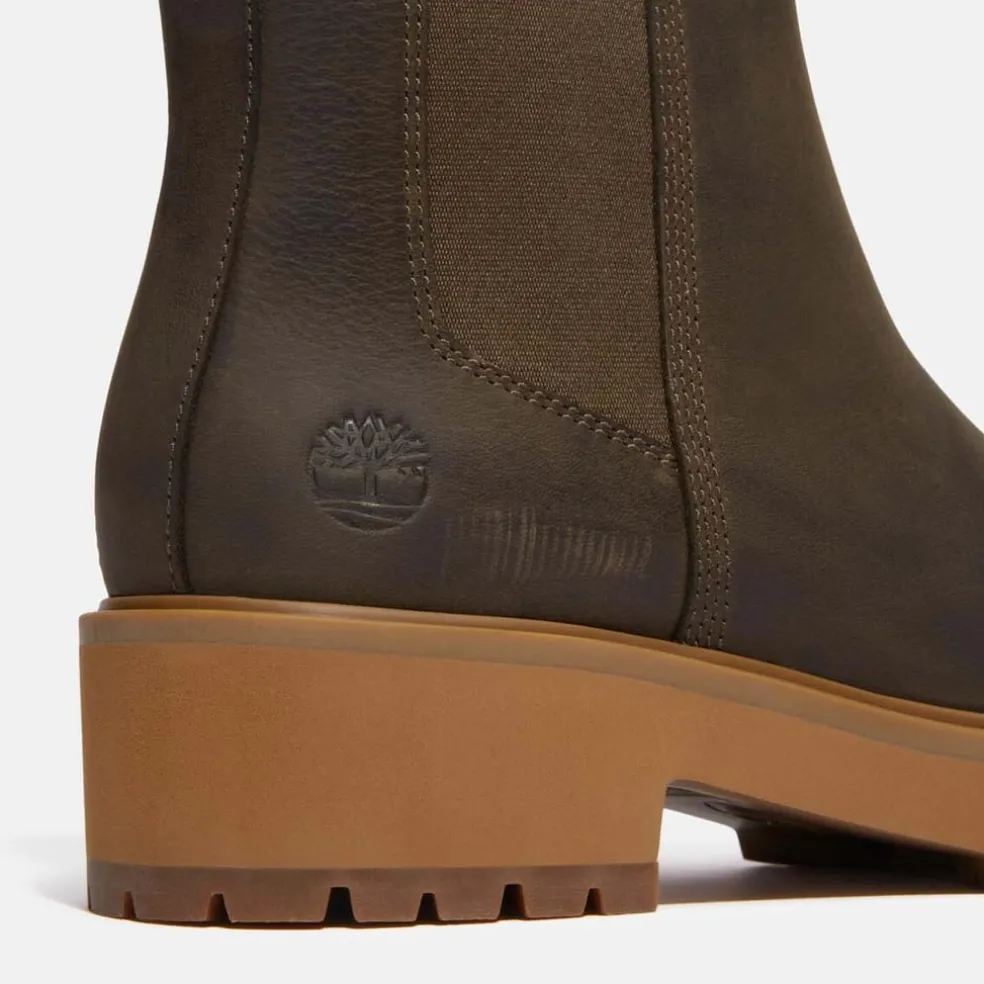 Timberland Carnaby Mid Chelsea Boots in olive