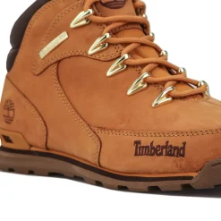 Timberland Euro Rock Mid Lace Hiker Boots in Wheat