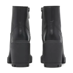 Timberland Heights Mid Zip Up Boots in Black