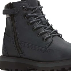 Timberland Juniors Courma Kid Mid Lace-Up Boots in Navy