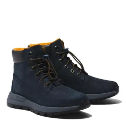 Timberland Juniors Killington Trekker Mid Bungee Boots in Navy