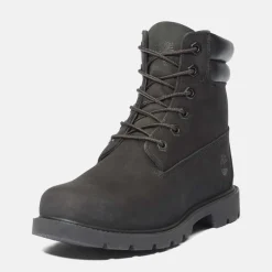 Timberland Linden Woods 6 Inch Lace-Up Waterproof Boots in Black