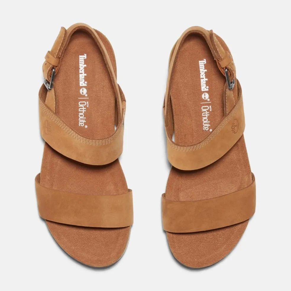 Timberland Malibu Waves Backstrap Sandal Saddl in Brown