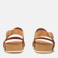 Timberland Malibu Waves Backstrap Sandal Saddl in Brown