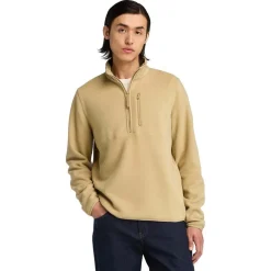 Timberland Mt Willard 1/4 Zip Fleece in Beige