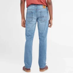 Timberland Sandown Stretch 5 Pocket Slim-Fit Jeans in Denim