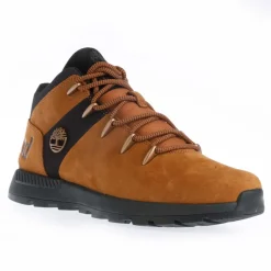 Timberland Sprint Trekker Mid Lace Trainers in Rust