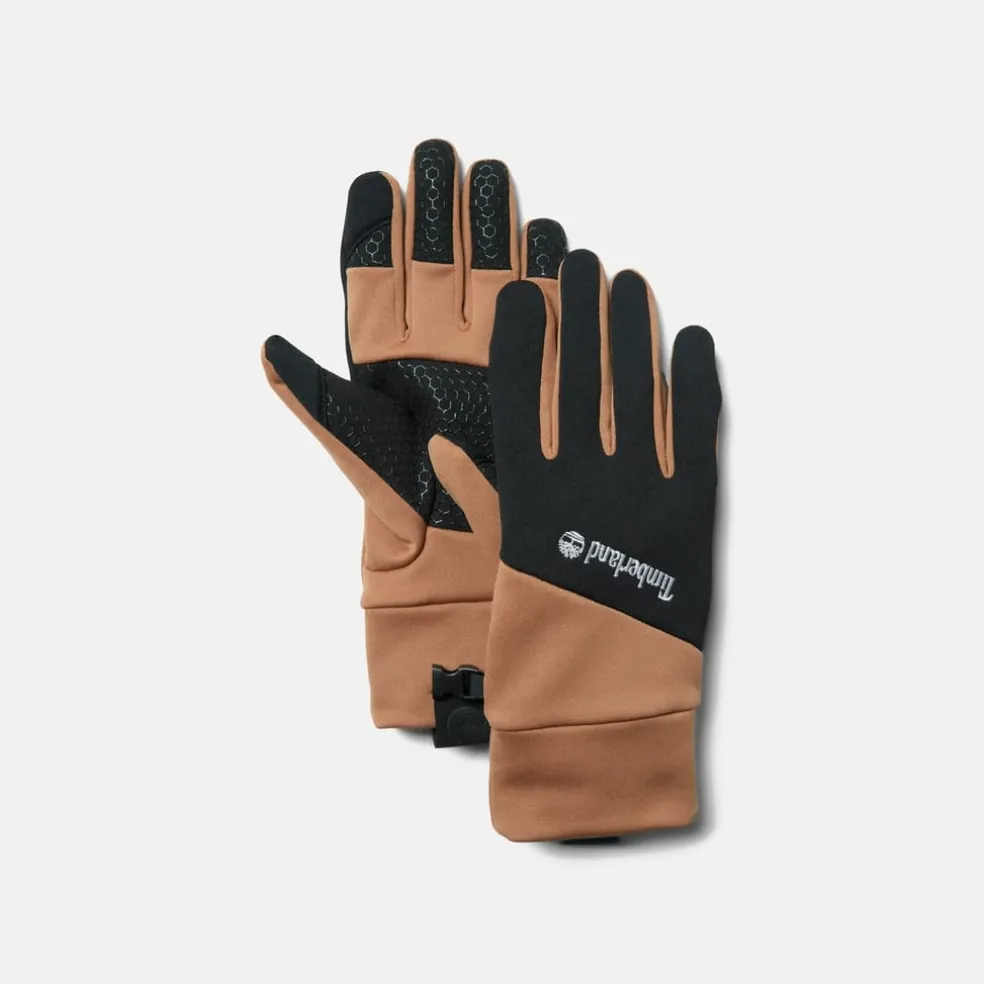 Timberland Stretch Colorblock Softshell Fleece in Brown