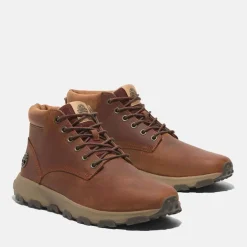 Timberland Windsor Park Mid Lace-Up Boots in Orange