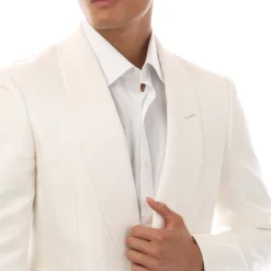 Tom Ford Evening Suit Jacket in White