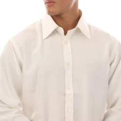 Tom Ford Long Sleeve Dress Shirt in White