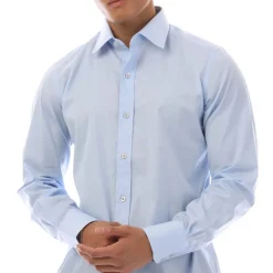 Tom Ford Long Sleeve Dress Shirt in Light Blue