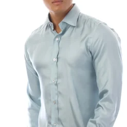 Tom Ford Long Sleeve Dress Shirt in Blue