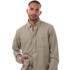 Tom Ford Oxford Slim Shirt in Sand