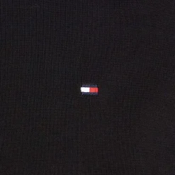 Tommy Hilfiger 1985 Collection Pure Cotton Crewneck Sweater in Black