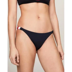 Tommy Hilfiger Chk String Bik in Blue