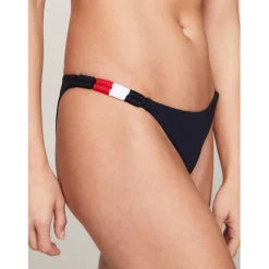 Tommy Hilfiger Chk String Bik in Blue