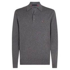 Tommy Hilfiger Cotton Cashmere Sweater in Grey