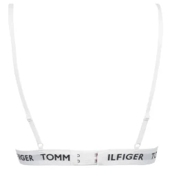 Tommy Hilfiger Cotton Padded Triangle Bra in White