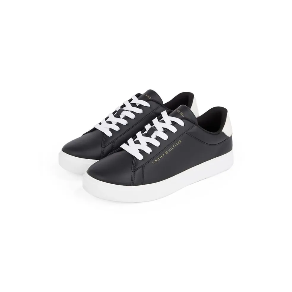 Tommy Hilfiger Court Sneaker in Black