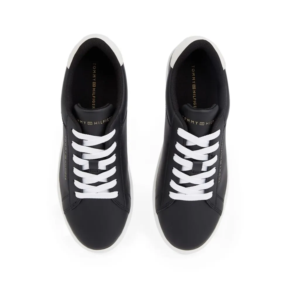 Tommy Hilfiger Court Sneaker in Black