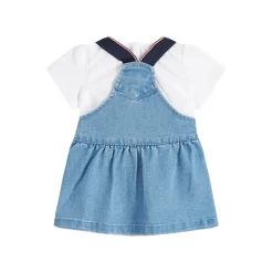 Tommy Hilfiger Dungaree Dress in Blue