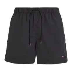 Tommy Hilfiger Essential Logo Swim Shorts in Black