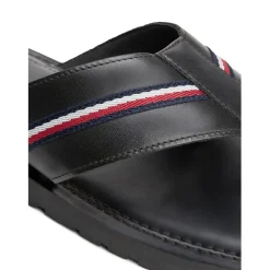 Tommy Hilfiger Hilfiger Toe Post Lh Sandal in Black