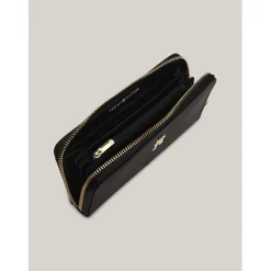 Tommy Hilfiger Large Zip Around Purse in Black