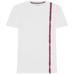 Tommy Hilfiger Logo Lounge T-Shirt in White