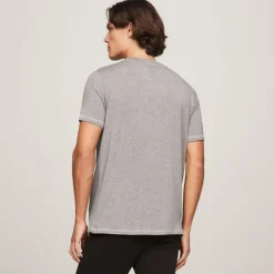 Tommy Hilfiger Logo Lounge T-Shirt in Grey