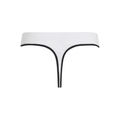 Tommy Hilfiger Logo Print Thong in White