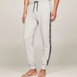 Tommy Hilfiger Logo Tape Lounge Bottoms in Grey