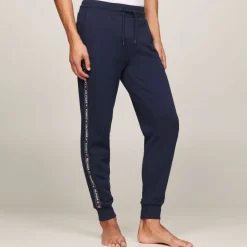 Tommy Hilfiger Logo Tape Lounge Bottoms in Navy