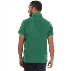 Tommy Hilfiger Micro Towelling Regular-Fit Polo Shirt in Green