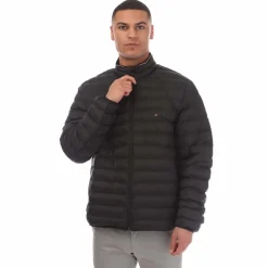 Tommy Hilfiger Packable Recycled Quilted Jacket in Black