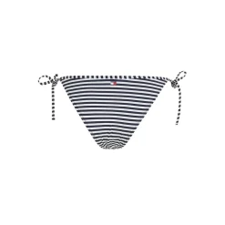 Tommy Hilfiger Scheeky Side Tie Stripe Bikini Bottoms in Blue