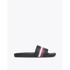 Tommy Hilfiger Stripe Sandals in Black