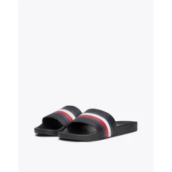 Tommy Hilfiger Stripe Sandals in Black