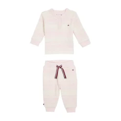 Tommy Hilfiger Striped Waffle Giftbox in Pink