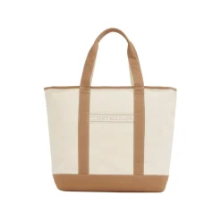 Tommy Hilfiger Summer Canvasas Tote in Beige