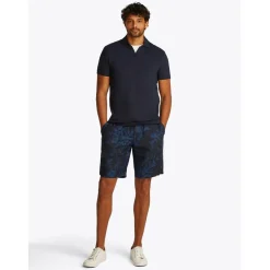 Tommy Hilfiger Terry Regular Fit Short Sleeve Polo in Blue