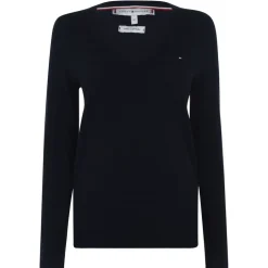 Tommy Hilfiger V Neck Sweater in Blue