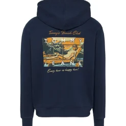 Tommy Jeans Beach Club Graphic Hoodie in Blue