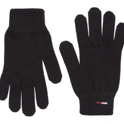 Tommy Jeans Elongated Flag Gloves in Black