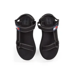 Tommy Jeans Eva Sandal in Black