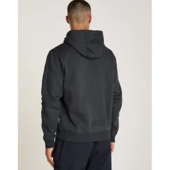 Tommy Jeans Flag Hoodie in Grey