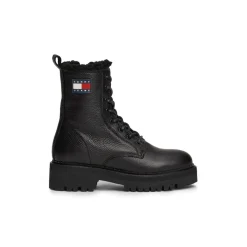Tommy Jeans Height Boots in Black