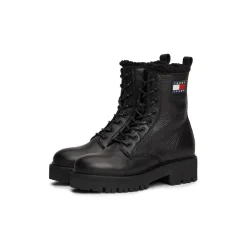 Tommy Jeans Height Boots in Black